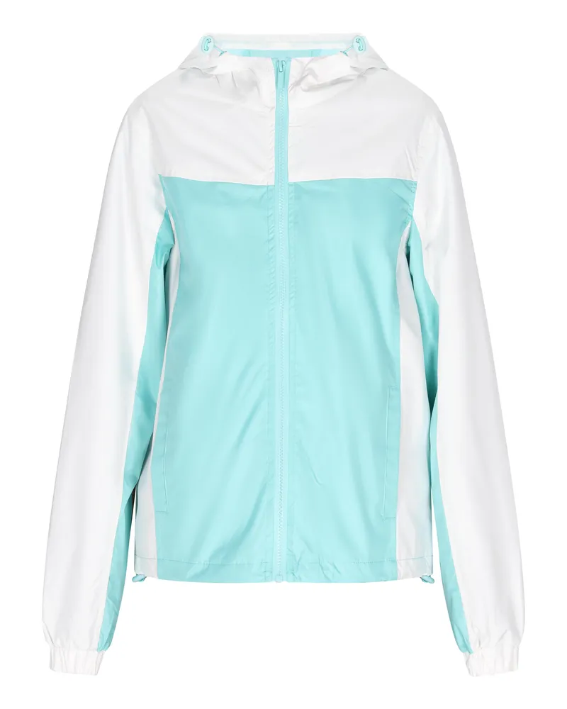 My Mo Jacke Damen Türkis Weiss Türkis