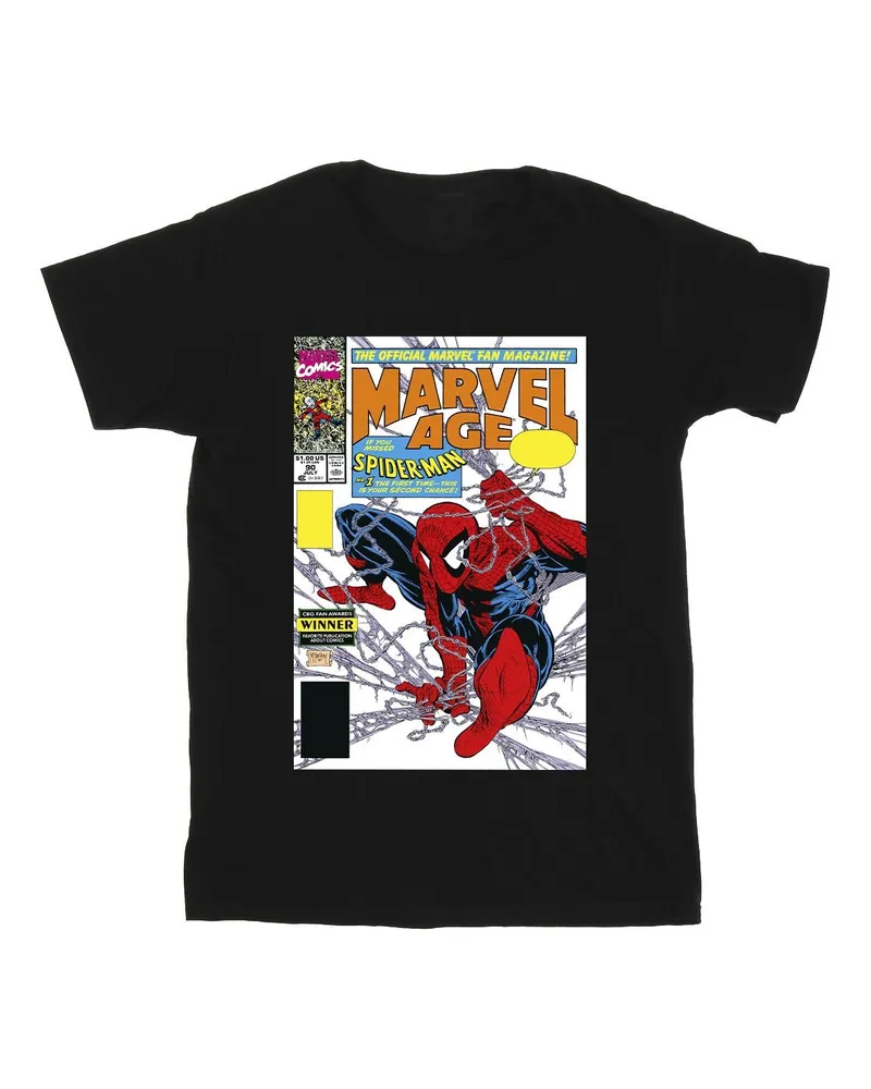 Marvel Marvel Age" T-Shirt für Herren (Schwarz Schwarz