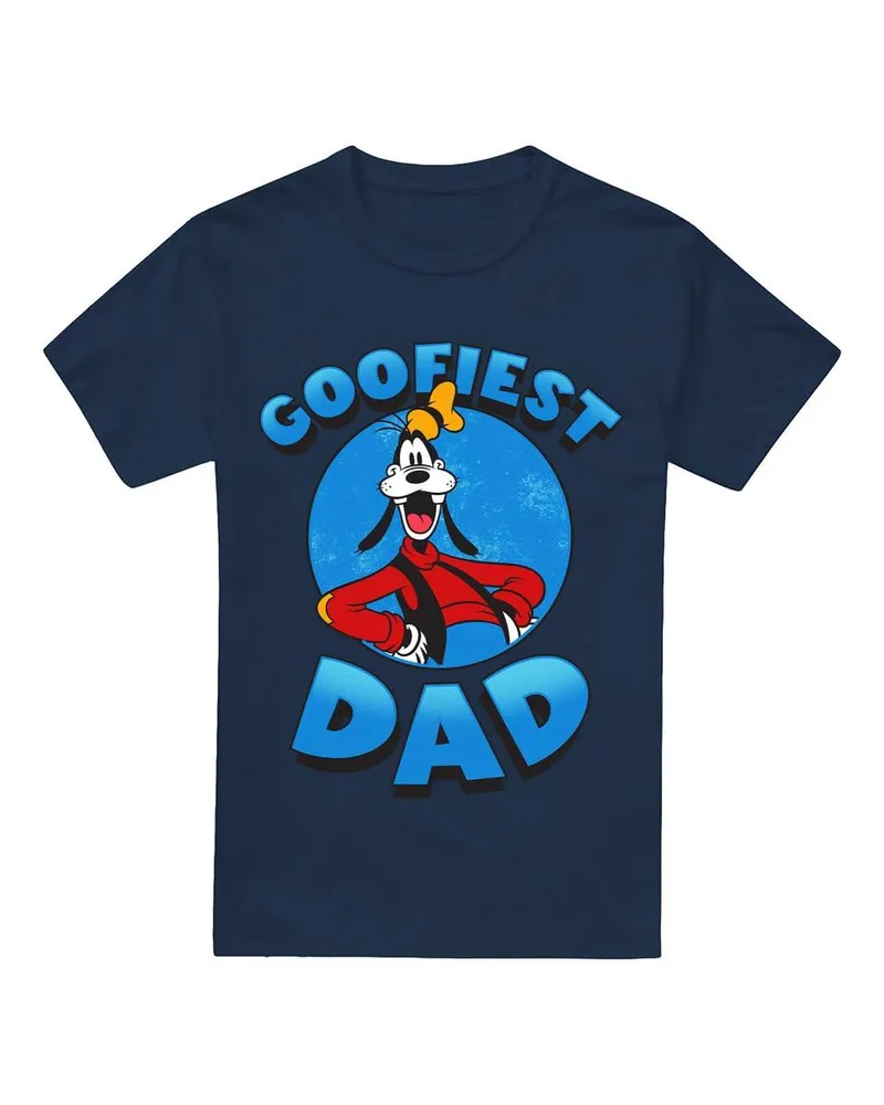 Disney Goofiest Dad" T-Shirt für Herren (Marineblau Marineblau