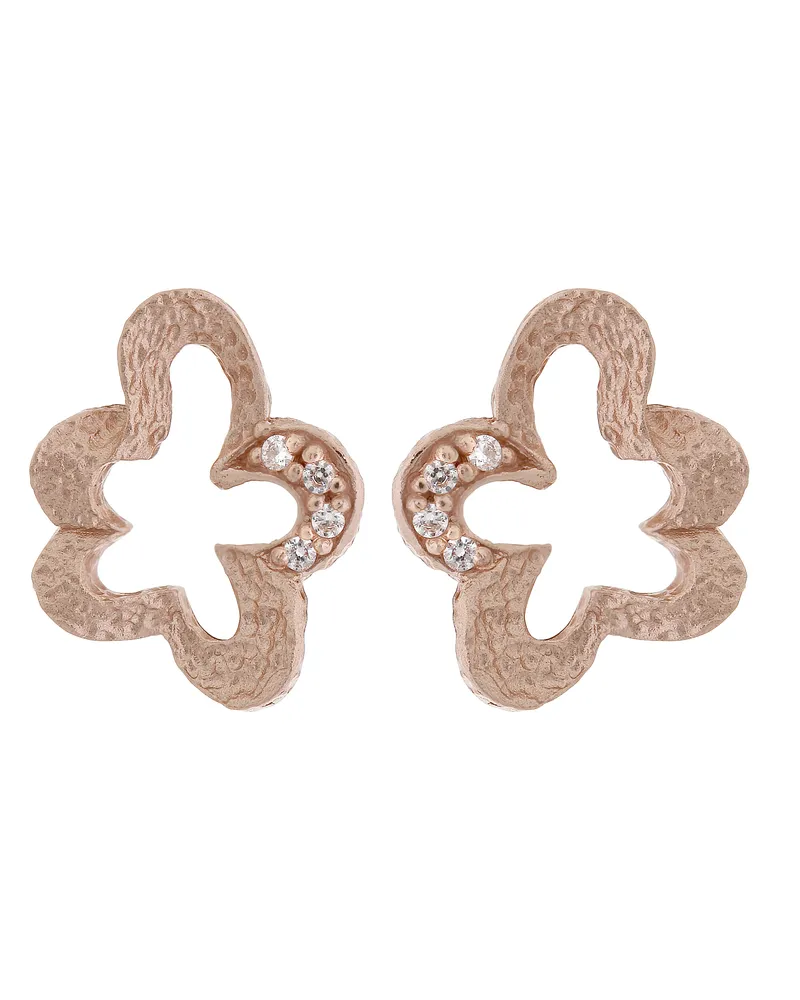Orphelia Malenia' Ohrstecker aus 925er Sterlingsilber für Damen - Rosé ZO-7077/1 Rosé
