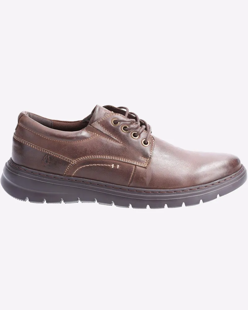 Hush Puppies Triton Leder Schuh Herren Braun Braun