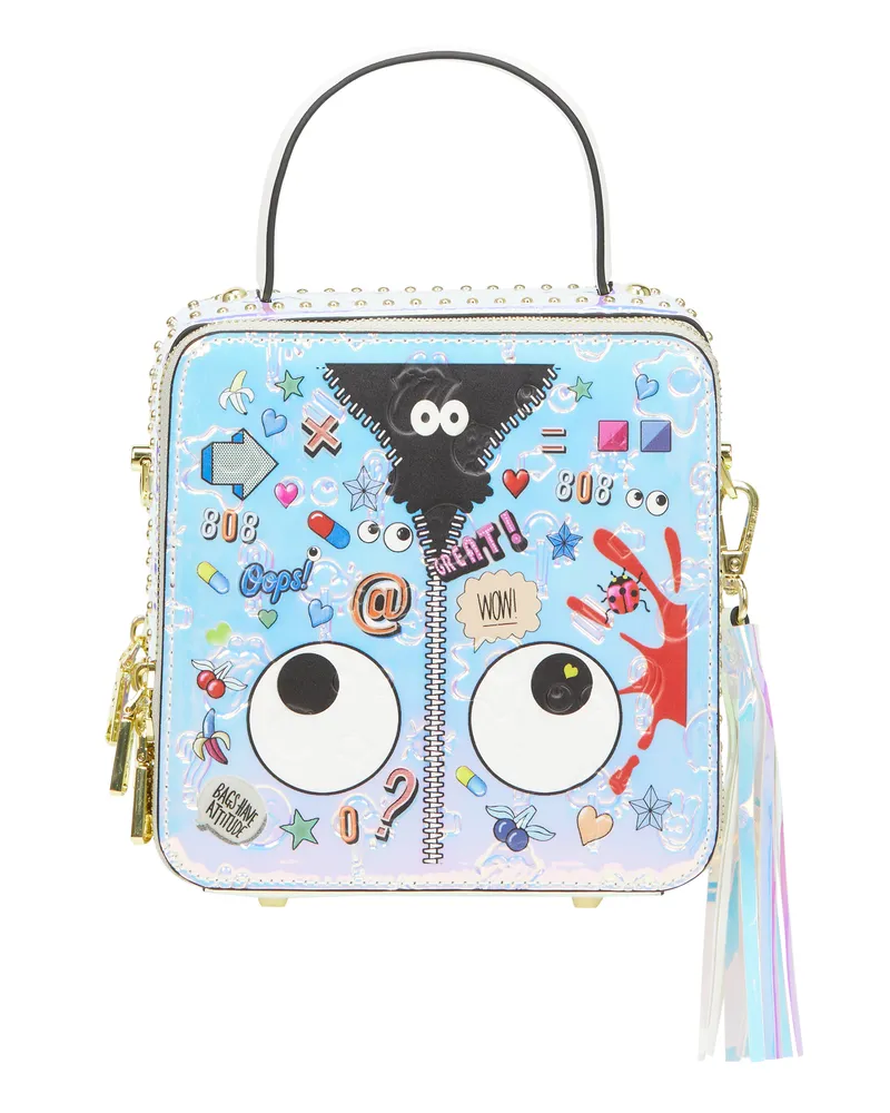 My Mo Handtasche Handtasche Frauen weiß mehrfarbig Weiß