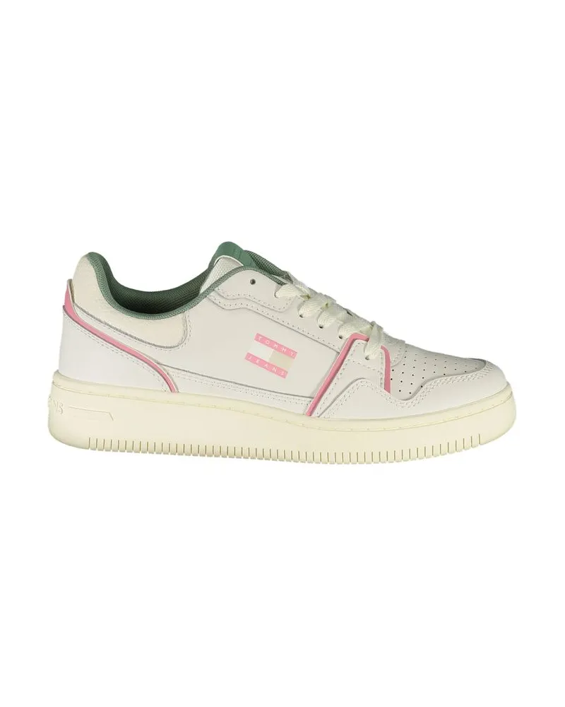 Tommy Hilfiger Bianco Polyurethan Damen Sneaker Weiß