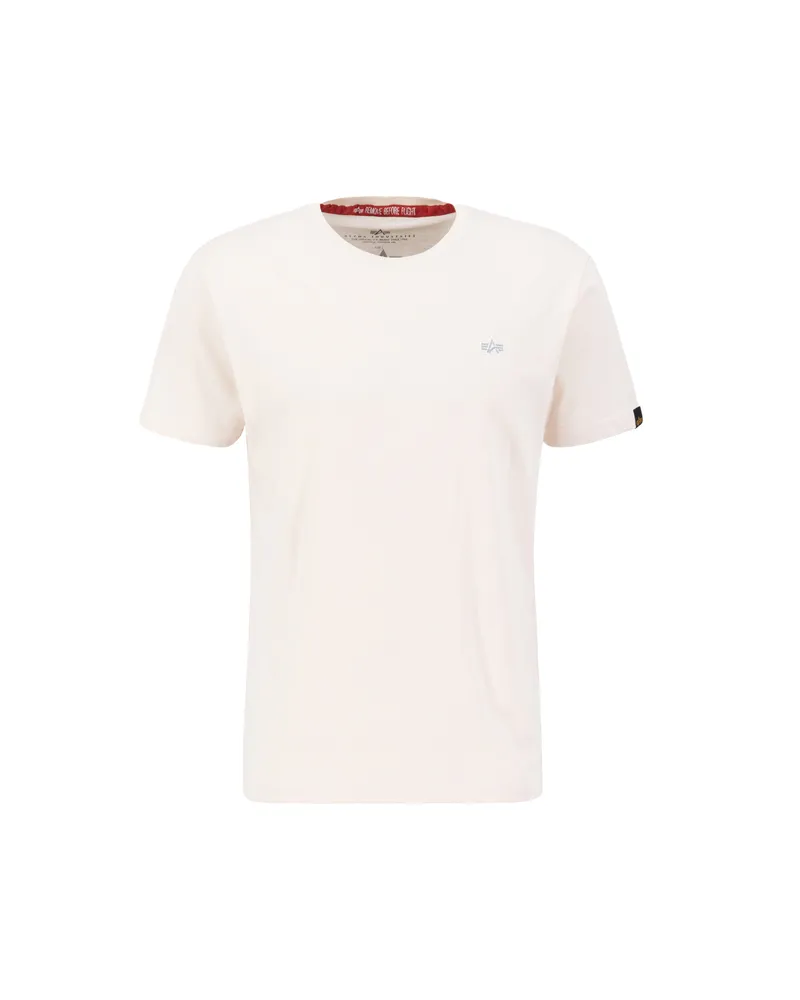 Alpha Industries Embroidery T-Shirt Unisex Beige
