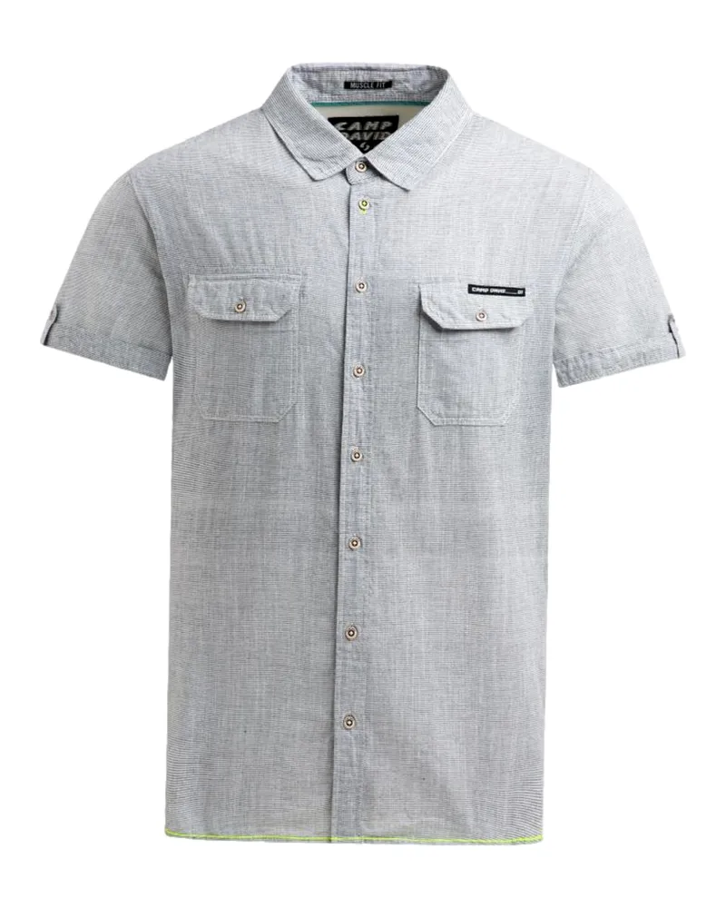CAMP DAVID Hemd Hellblau