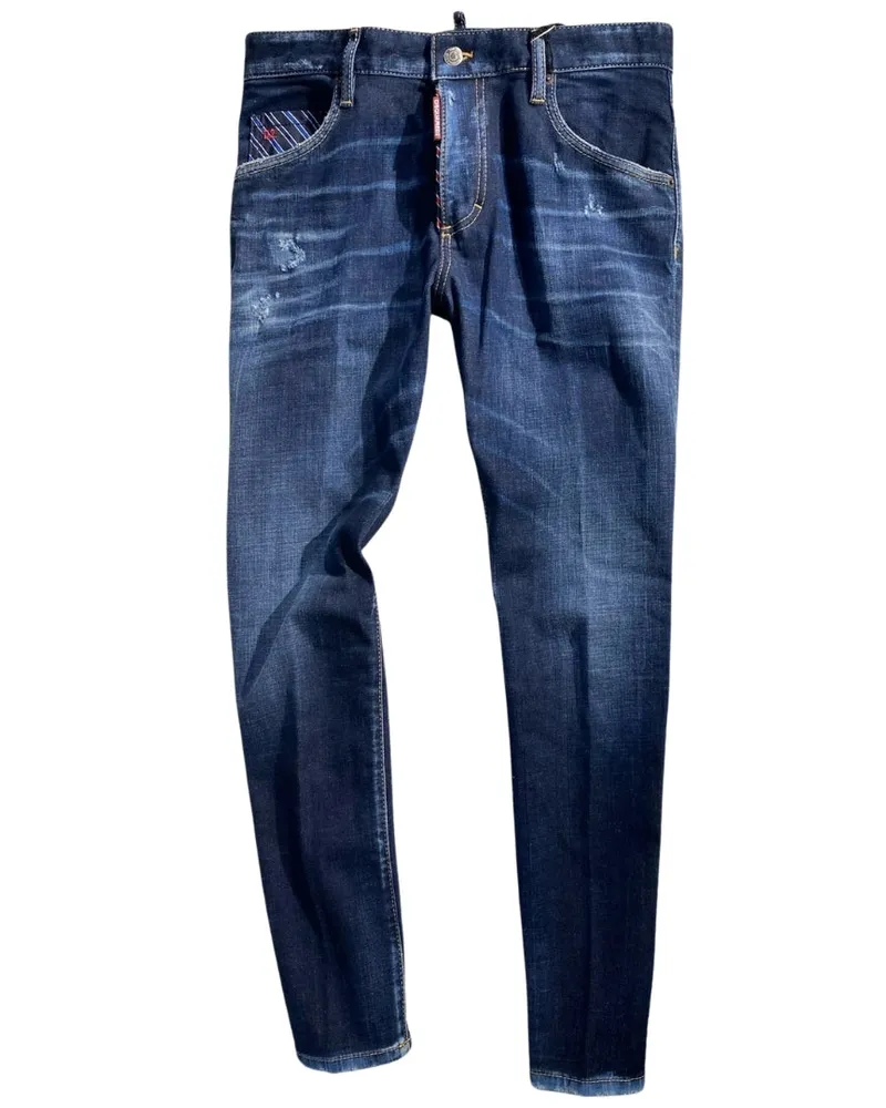 Dsquared2 Dunkelblaue Jeans Dunkelblau
