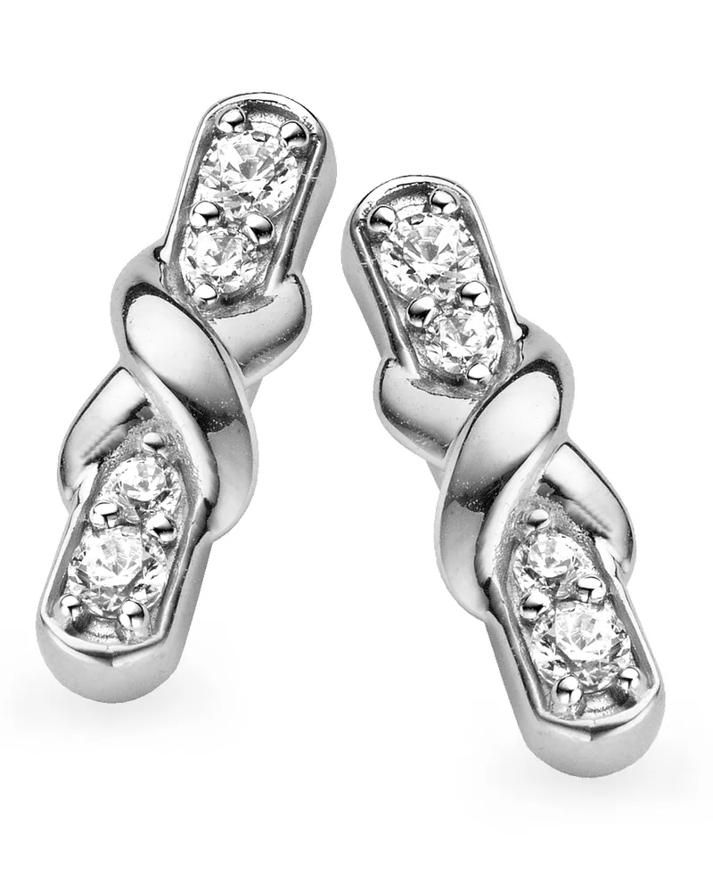 Orphelia Ohrstecker für Damen, 925 Sterlingsilber, Silber ZO-5128 Silber