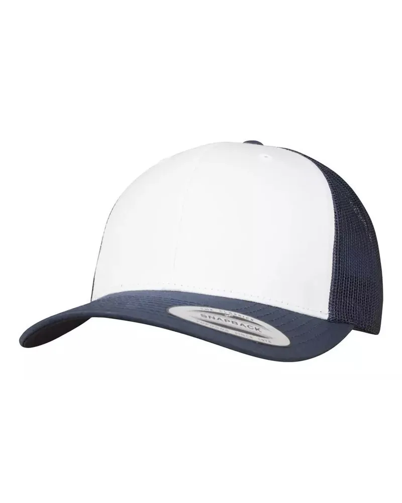 Flexfit Retro" Trucker Cap (Marineblau/Weiß Marineblau