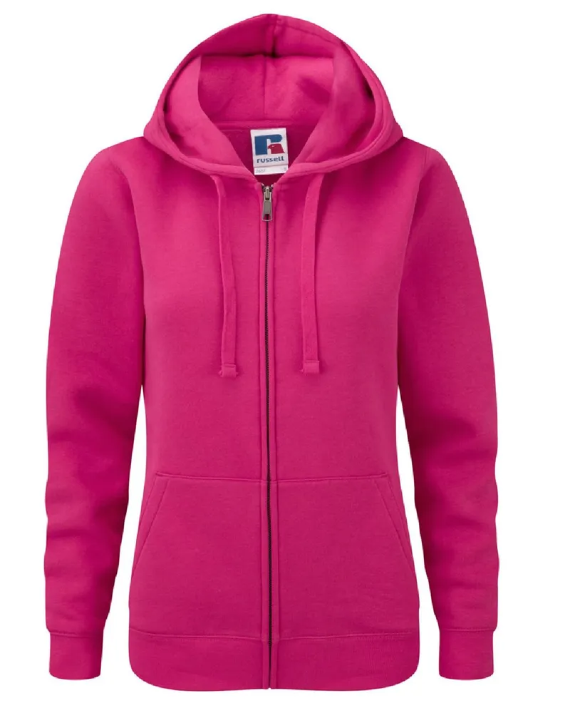 Russell Athletic Russell Damen Kapuzenjacke, 3lagig (Fuchsia Fuchsia