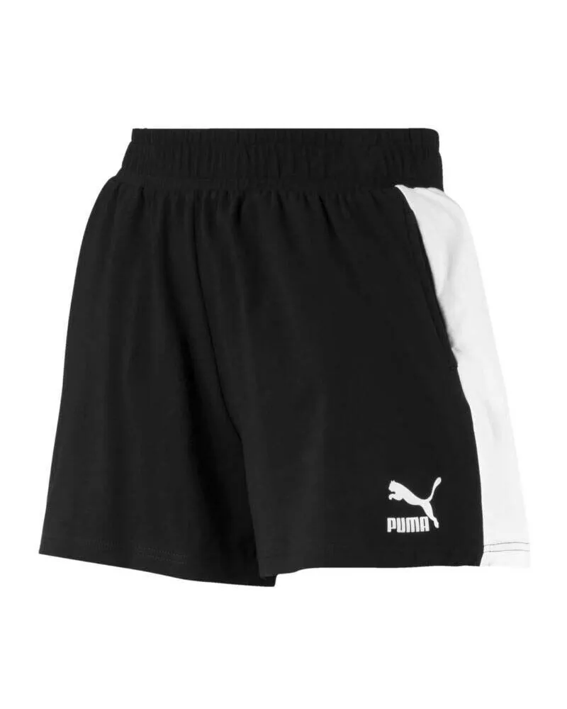 Puma Classics T7 Black Shorts - Frauen Schwarz