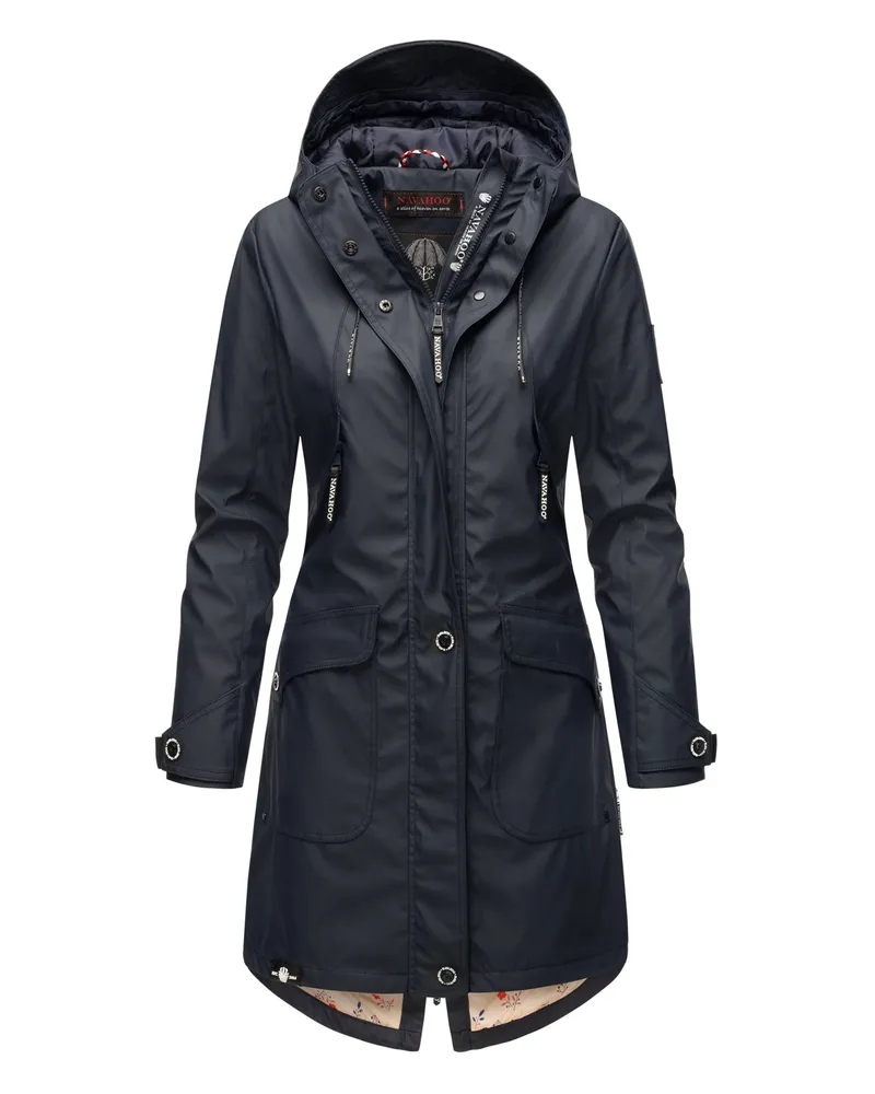NAVAHOO Damen Übergangsjacke Schötchen – Stylisch & Wasserabweisend Blau