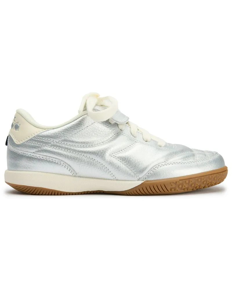 Diadora Gold Hallenschuhe Silber
