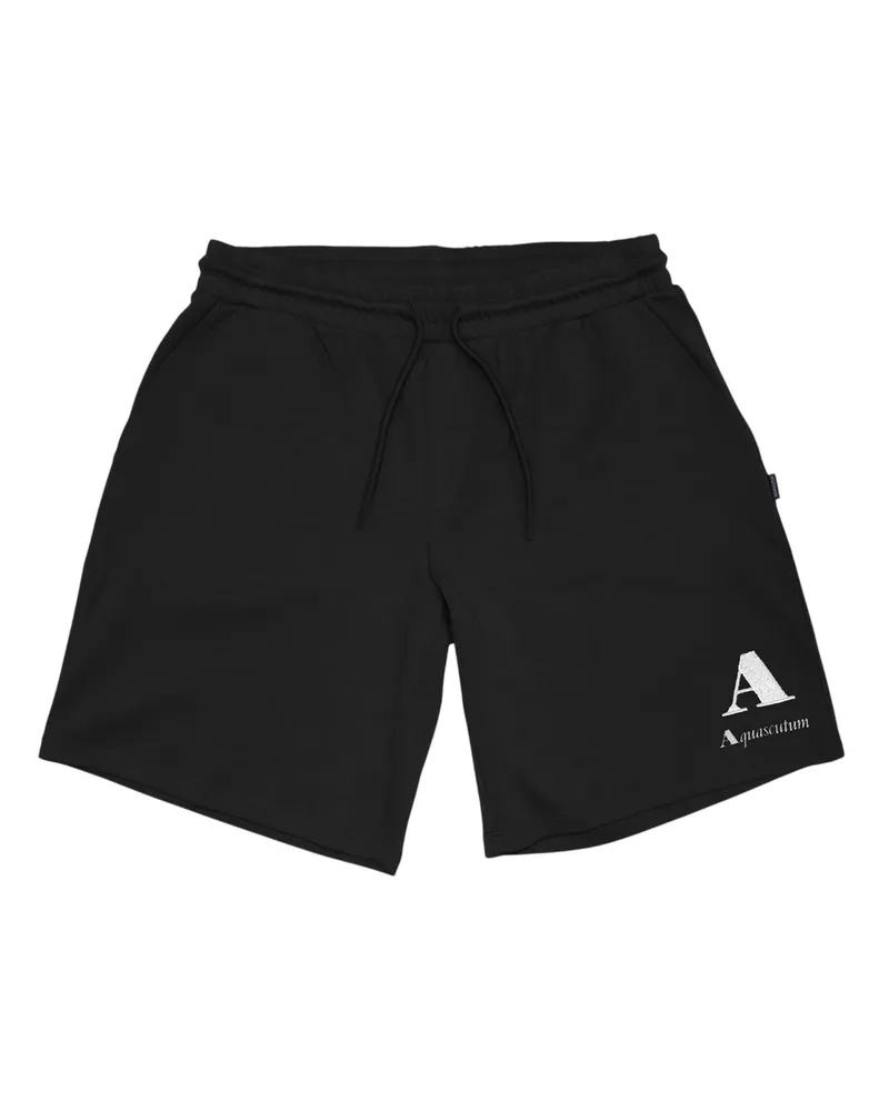 Aquascutum Sweat-Shorts für Herren (Schwarz Schwarz