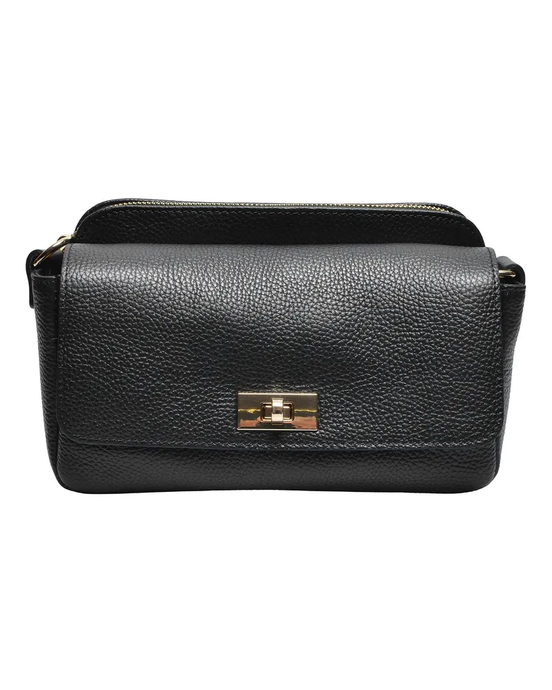 Luisa Vannini SCHWARZ Rindsledertasche Schwarz