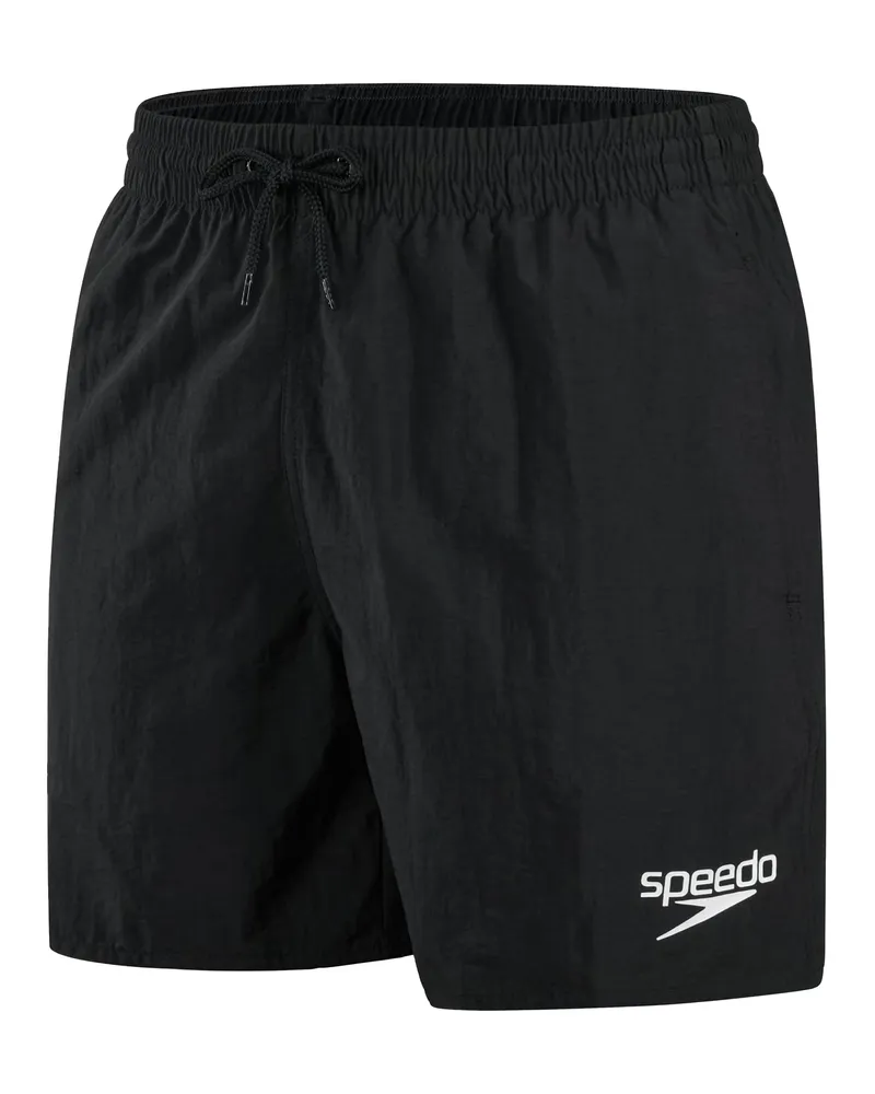 Speedo Essential 16" Badeshorts für Herren (Schwarz Schwarz