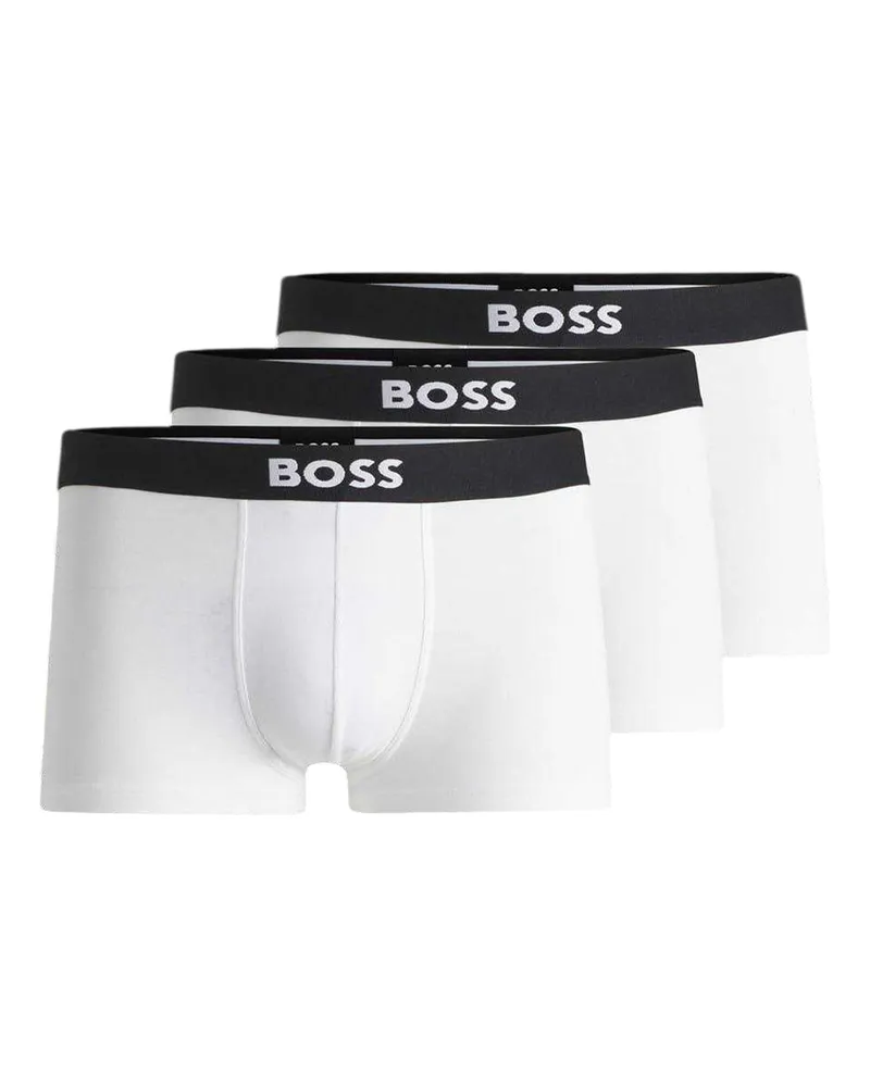 HUGO BOSS Unterwäsche für Herren (3er-Pack) (Weiß Weiß