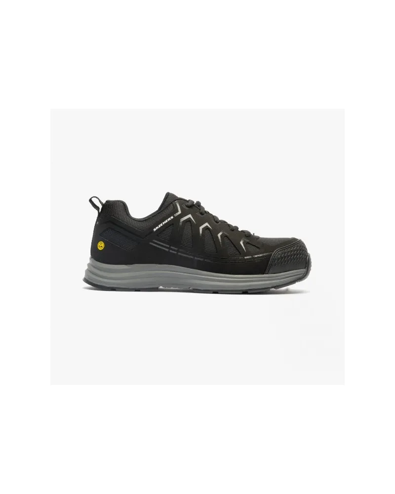 Skechers Malad II Herren-Sicherheitsschuhe Modell 200127EC/BLK - Schwarz Schwarz