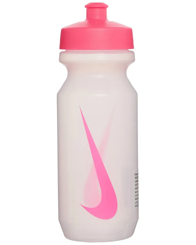 Nike Wasserflasche "Big Mouth 2.0", Weite Trinköffnung, 650ml (Transparent/Pink Rosa