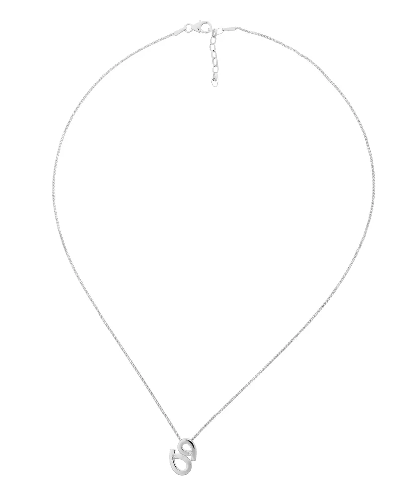 Orphelia Damen-Kette aus 925er Sterlingsilber mit Anhänger – Silber ZH-4382 Silber
