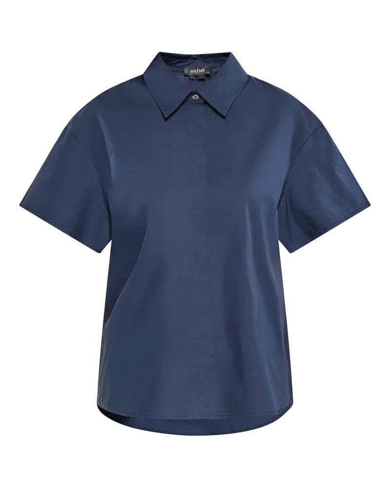 Usha Hemd Damen Marine Marineblau