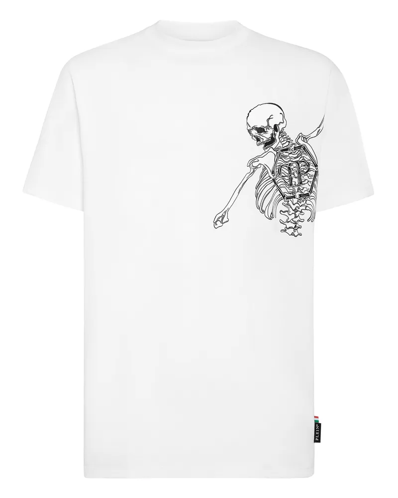 Philipp Plein T-Shirt Skeleton Weiß