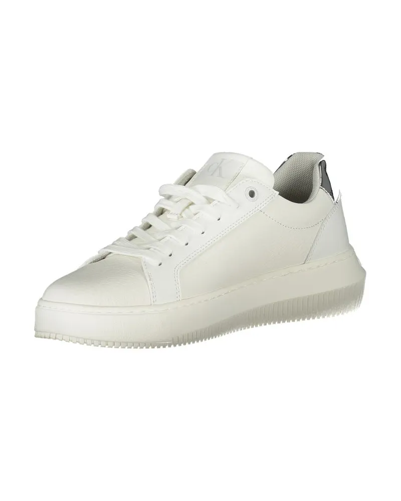 Calvin Klein Plattform Sneakers Low Top Casual Weiß