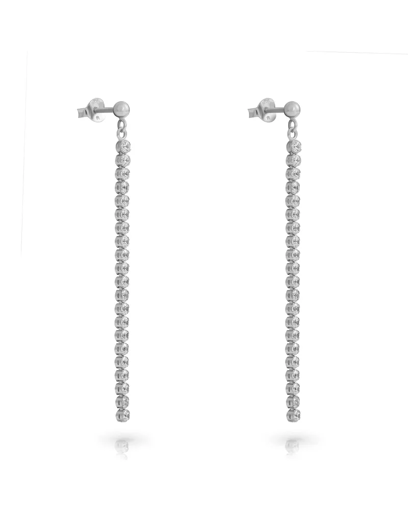Orphelia Glitter' Tropfenohrringe aus 925er Sterlingsilber für Damen - Silber ZO-7548 Silber