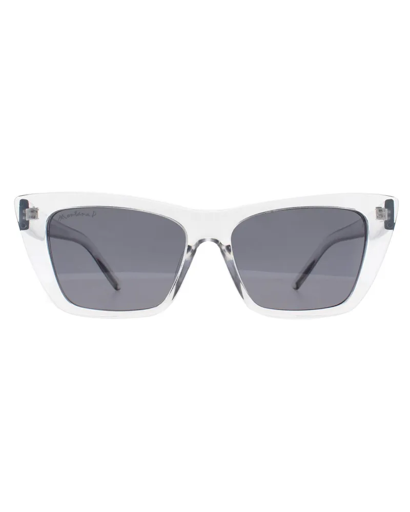 Montana Cat Eye Damen glänzend grau rauchfarben polarisiert MP64 Grau