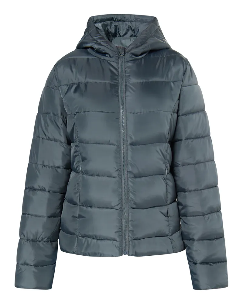 My Mo Steppjacke Damen Holzkohle Dunkelgrau