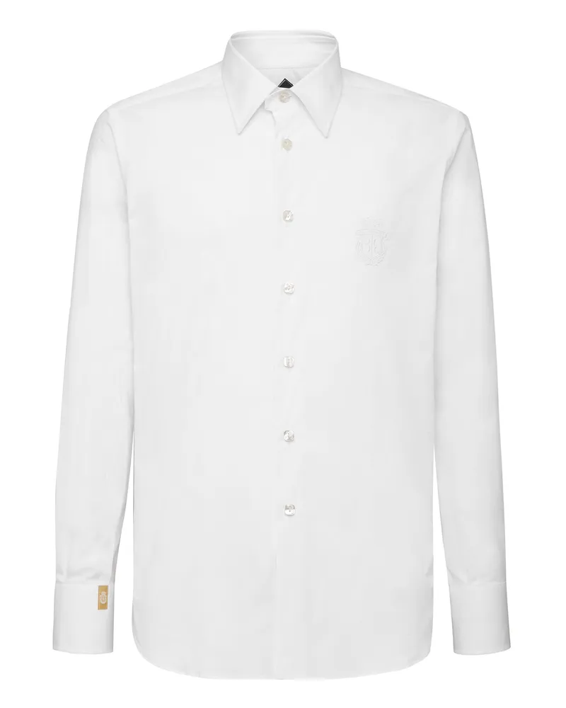 Billionaire Hemd Slim Fit Weiß