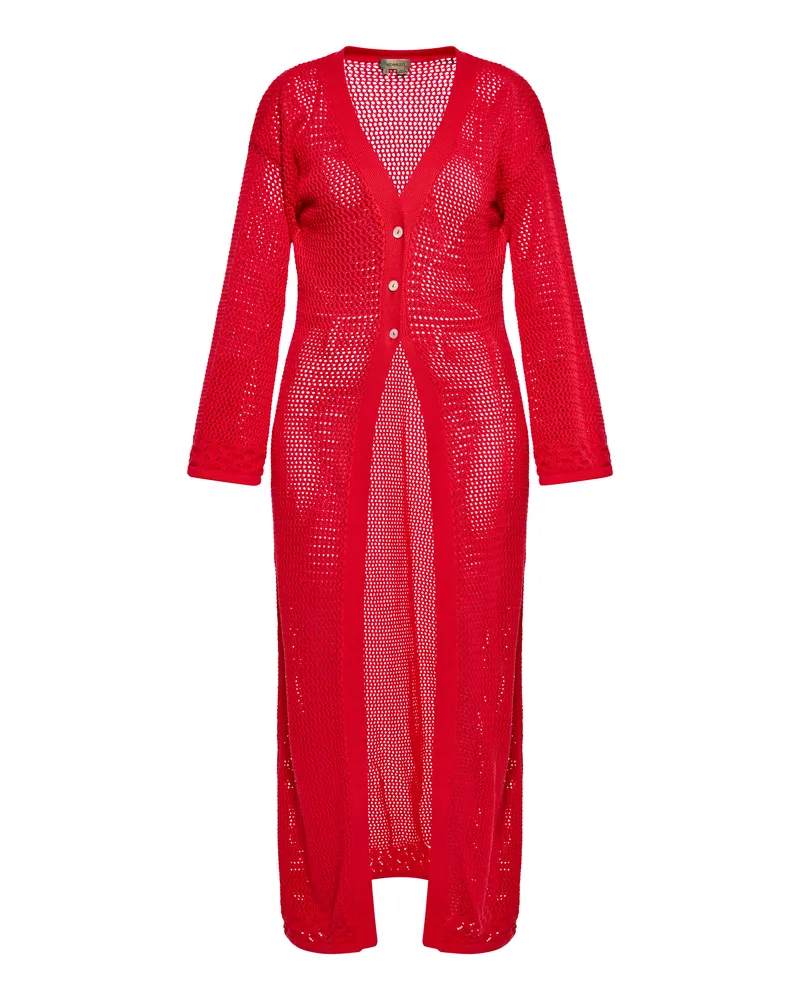 My Mo Strickjacke Frauen verrotten Rot