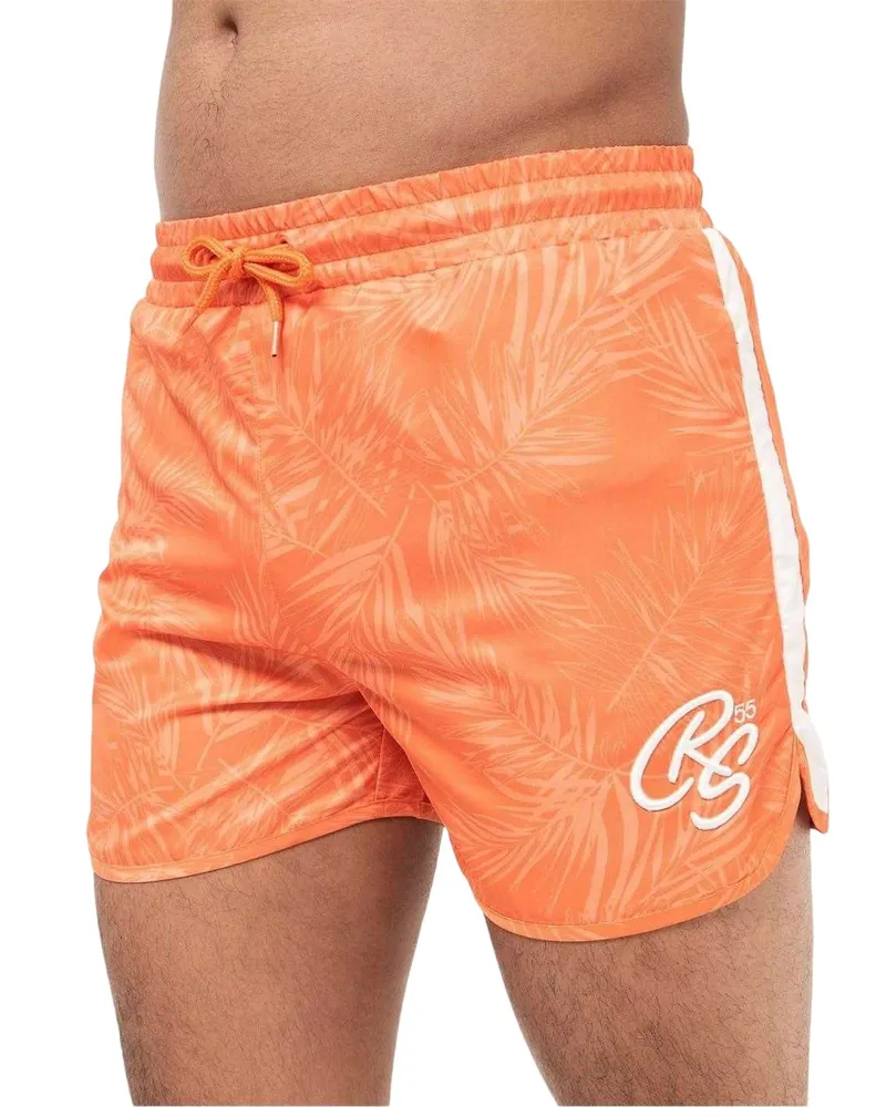 CrossHatch Salsola" Badeshorts für Herren (Orange Orange