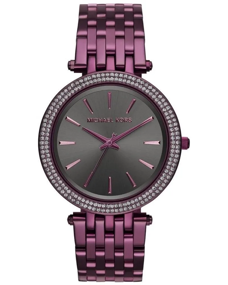Michael Kors MK3554 Darci Gunmetal Zifferblatt Damenuhr Lila