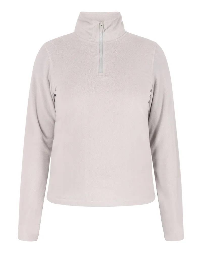 My Mo Fleecepullover Damen hellgrau Grau