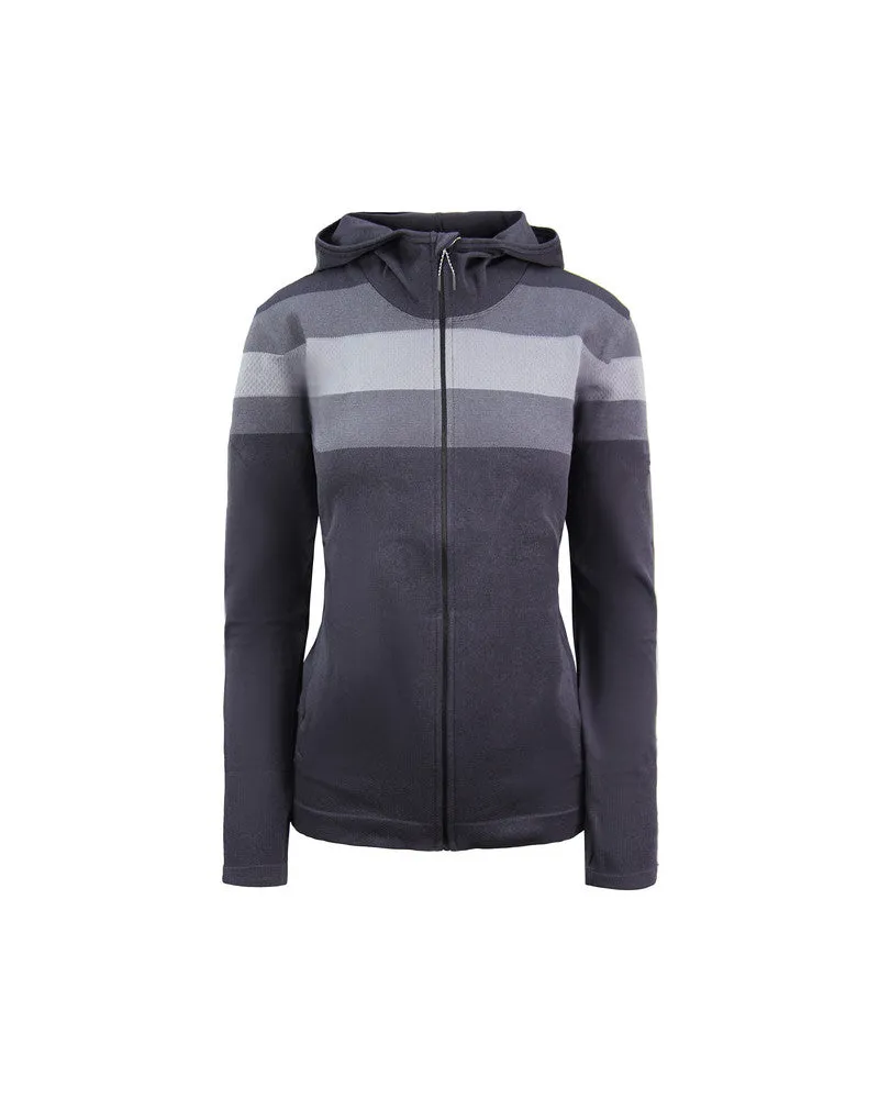 Asics Seamless Damen Trainingsjacke in Grau Schwarz