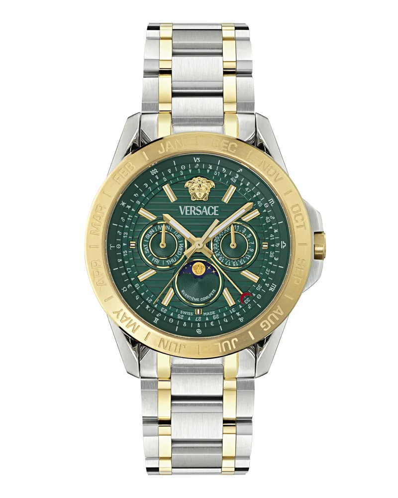 Versace Galaxy Moonphase Mehrfarbig Herren Armbanduhr VE0K00325 Mehrfarbig