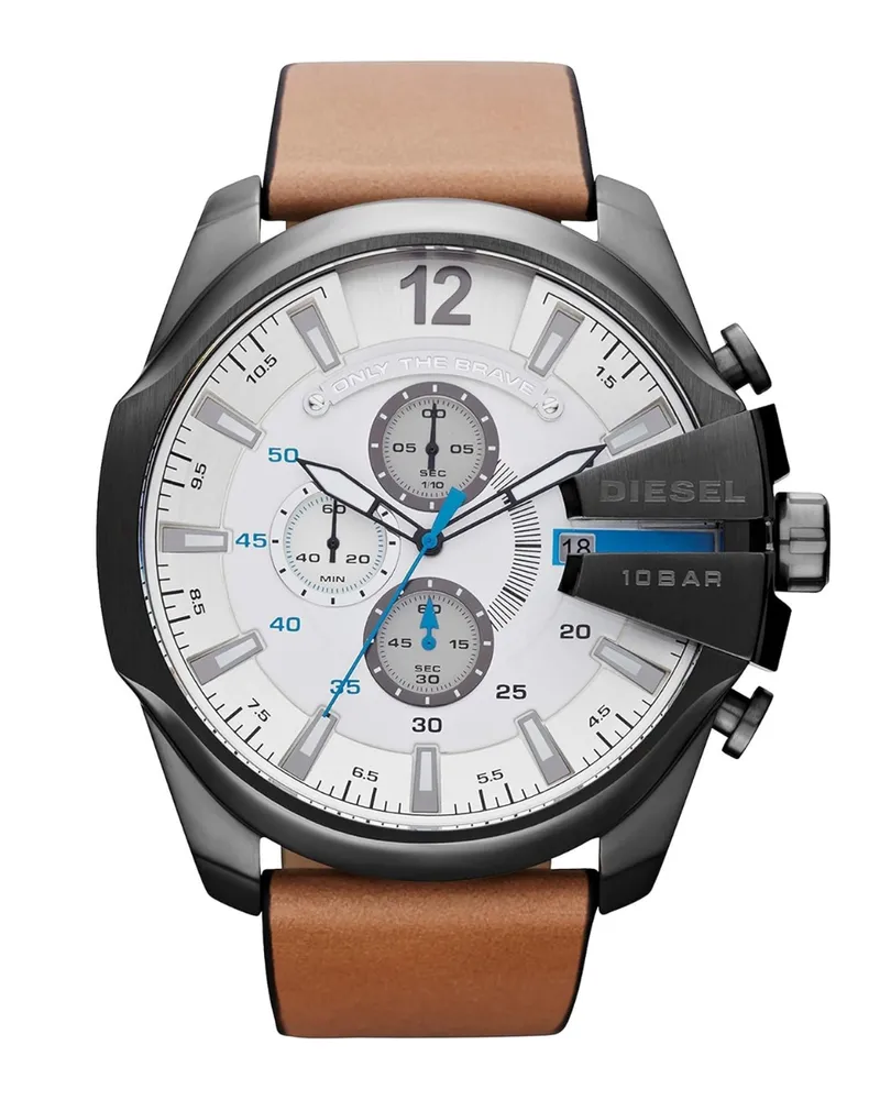 Diesel Mega Chief Braun Herren Armbanduhr DZ4280 Braun