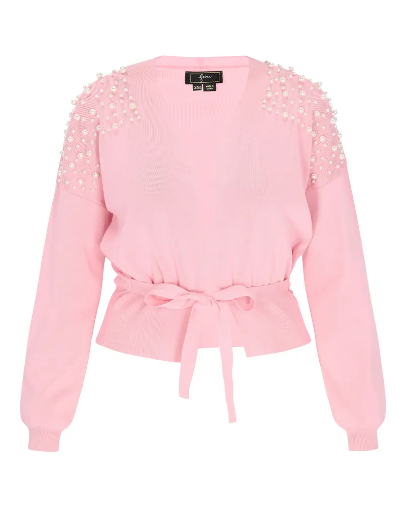 FAINA Strickjacke Frauen helles Rosa Rosé