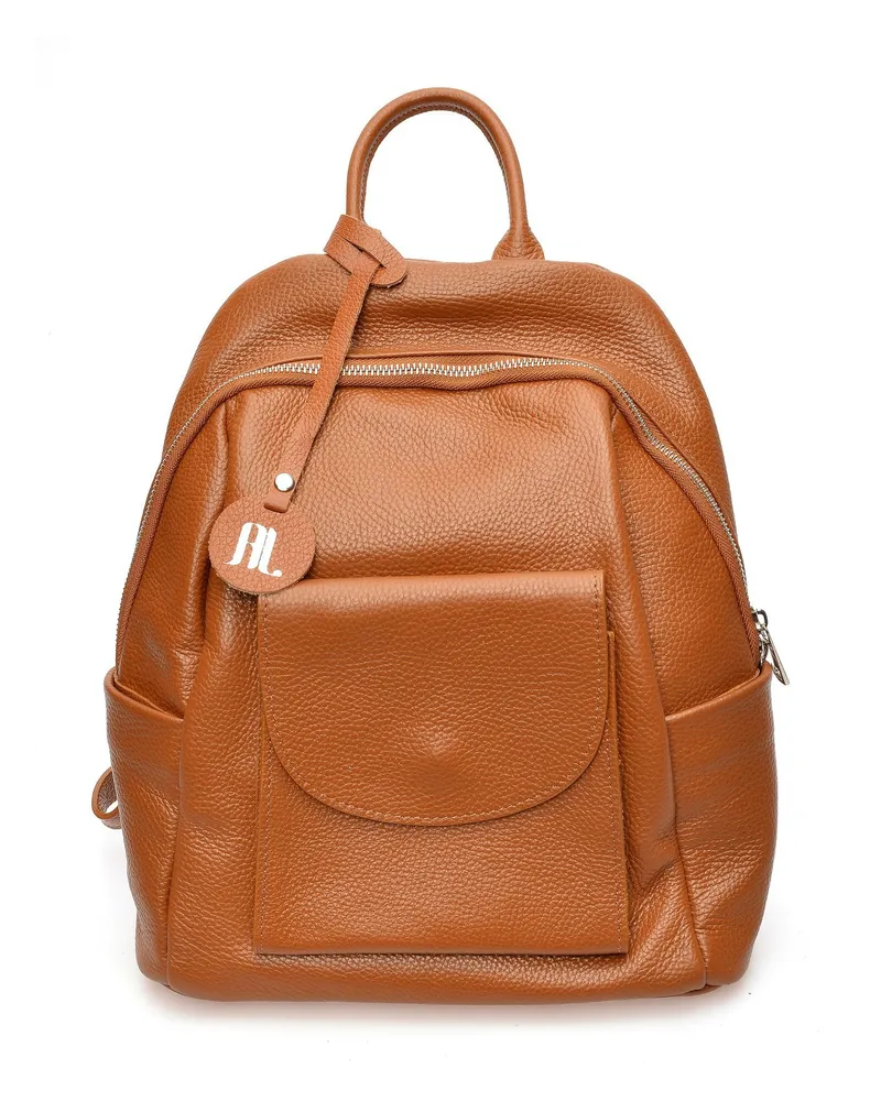 Anna Luchini Braun Rindsledertasche Braun