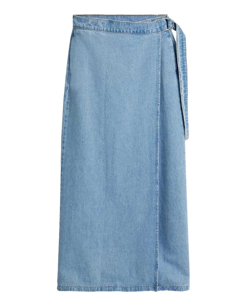 Levi's Rock für Damen, Wickel, Denim (Blau Blau