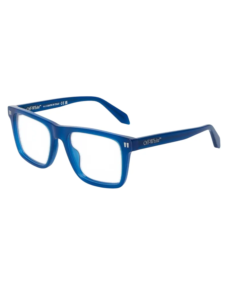 OFF-WHITE Style 8j" Sonnenbrille für Herren (Blau Blau