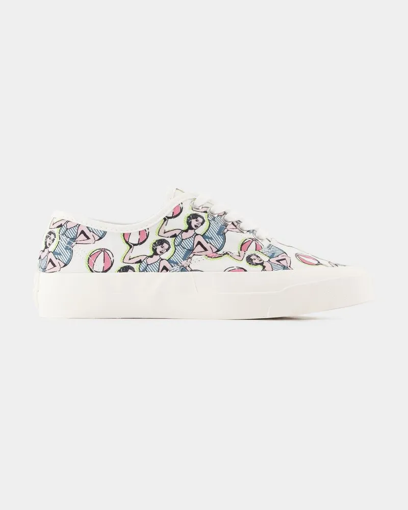 Kitsuné Dancing Girls Turnschuhe -  - Canvas - Multi Mehrfarbig
