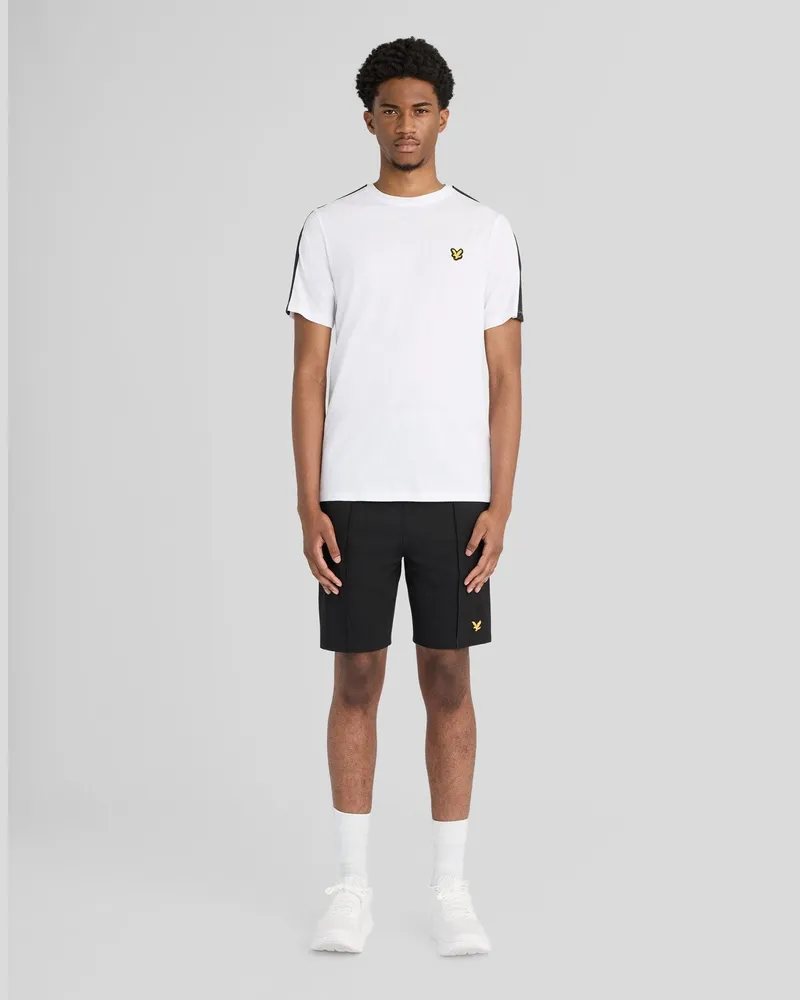 Lyle & Scott Padel T-Shirt mit Tape-Details Weiß