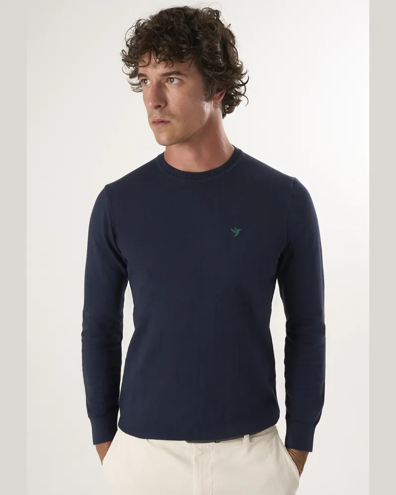 Felix Hardy Pullover Pullover Mit Rundhalsausschnitt Marineblau