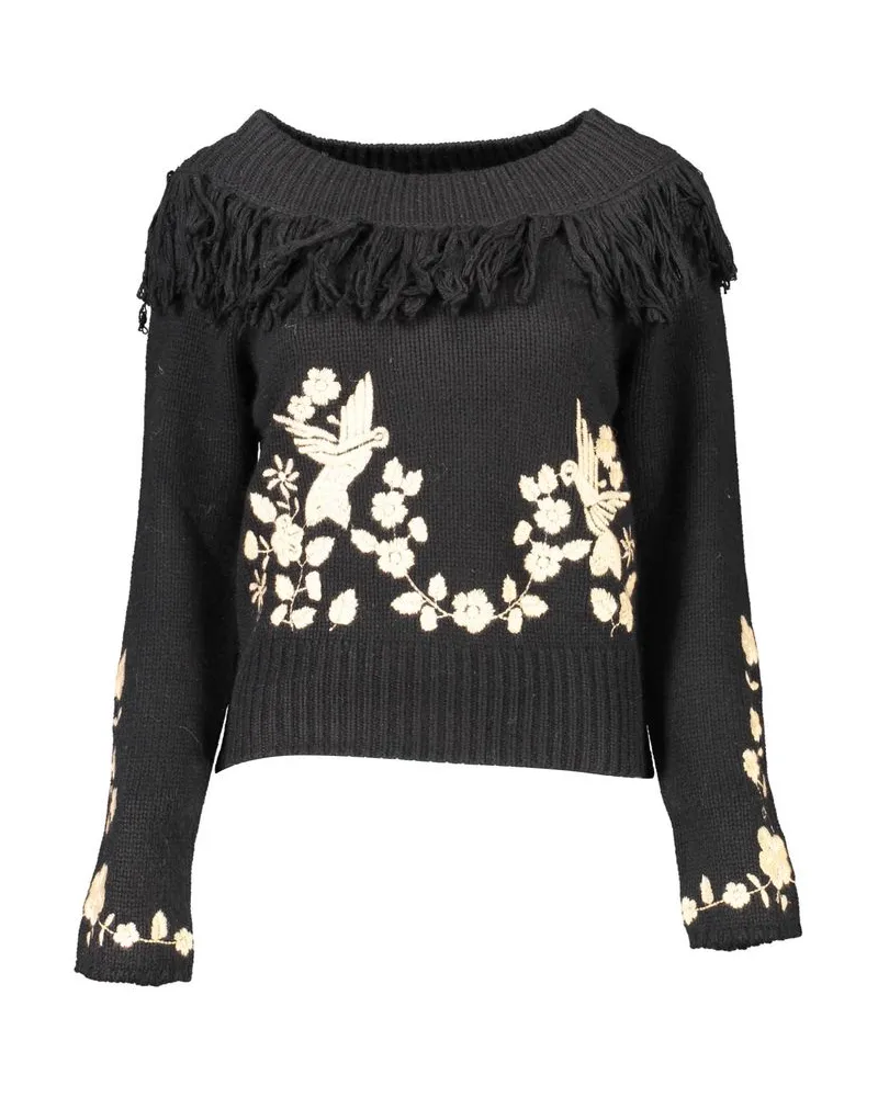 Blugirl Pullover aus Viskose für Damen - Schwarz Schwarz
