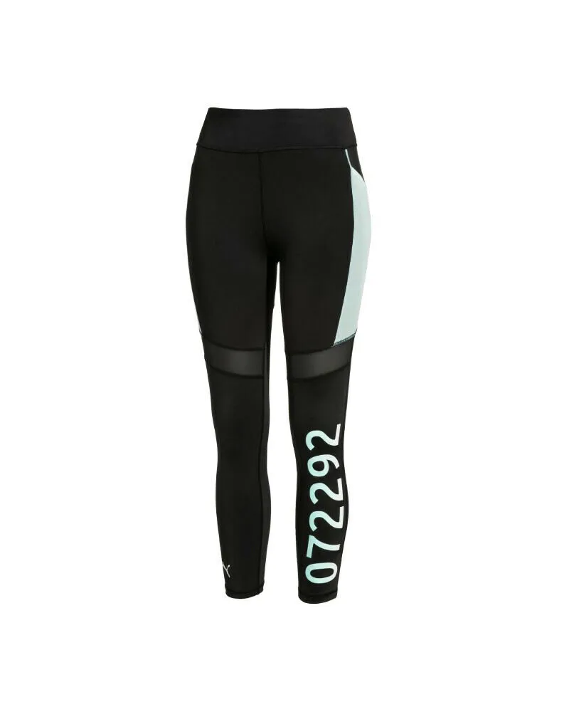 Puma x Selena Gomez SG Leggings enge Fitness Schwarz Fair Aqua Womens 518523 03 Schwarz