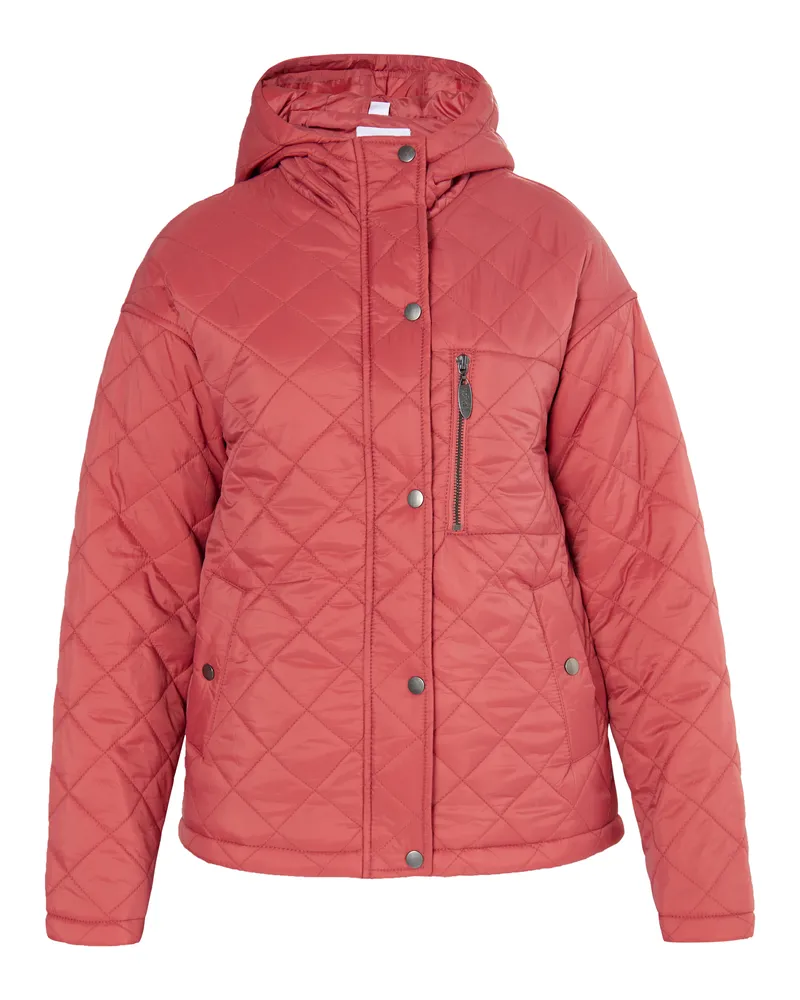 Usha leichte Steppjacke Damen Vintage Rot Weinrot