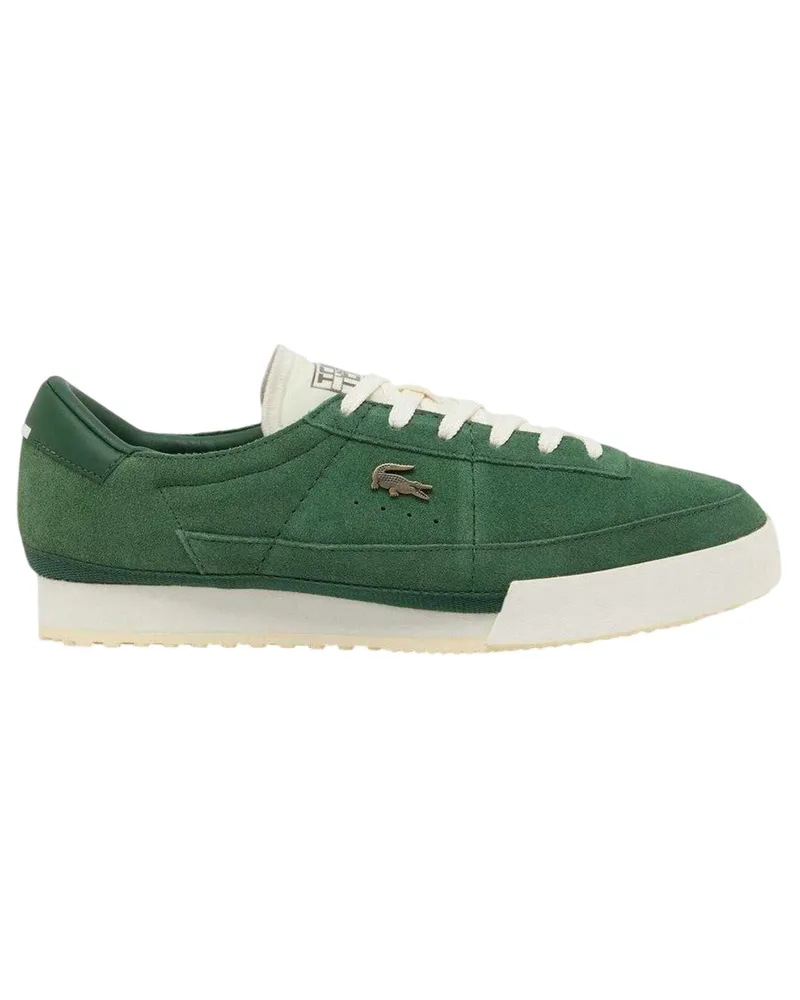 Lacoste Aura" Retro Sneaker für Herren, Leder (Grün/Weiß Grün