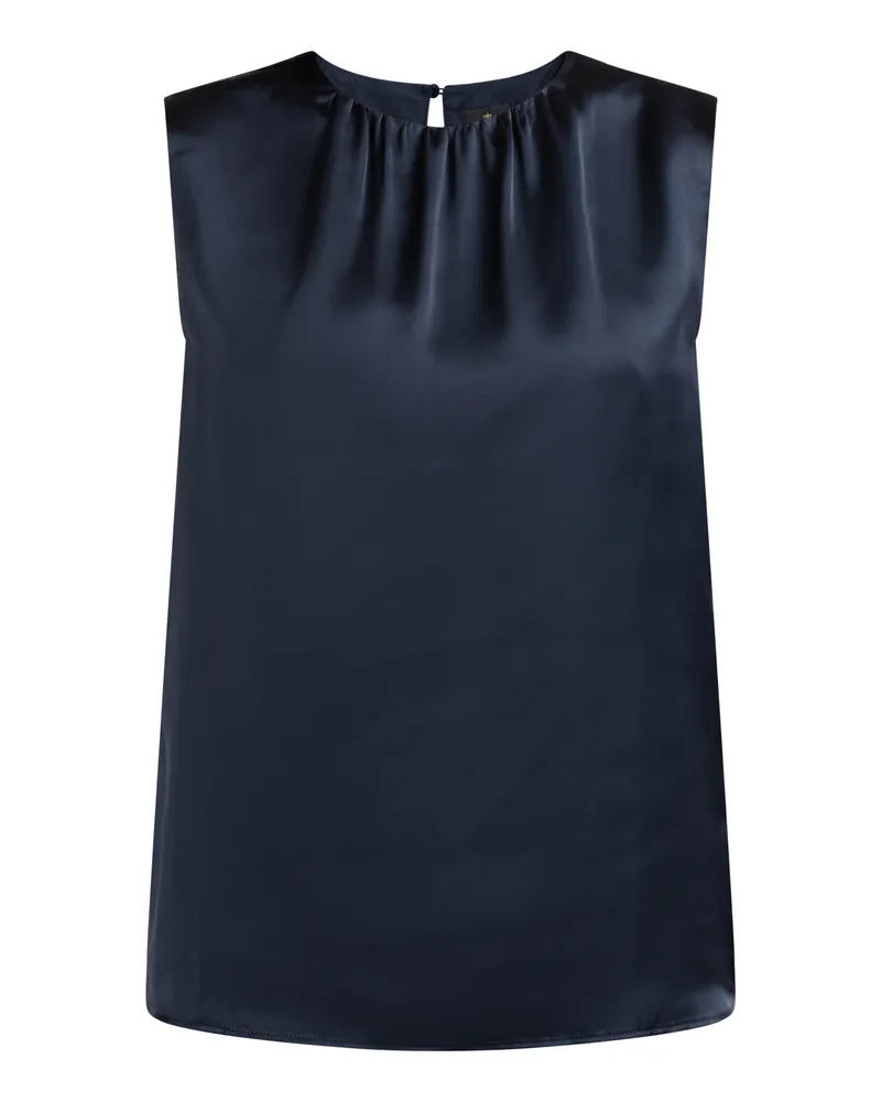 DreiMaster kurzarmbluse Damen Marine Marineblau