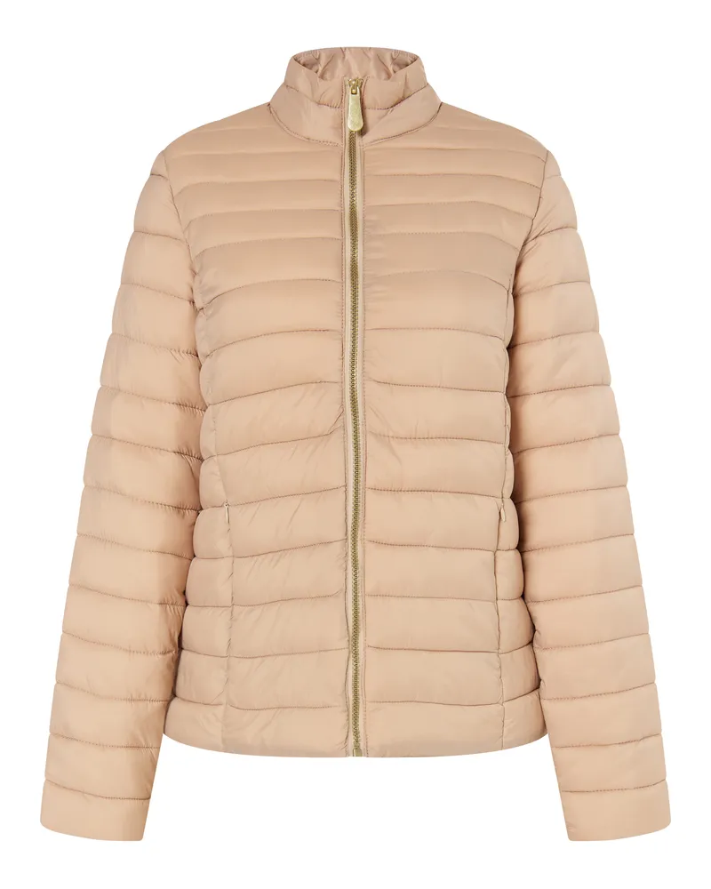 FAINA leichte Steppjacke Damen Kamel Camel